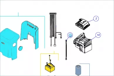 Nice CA0302A00 Transformatorkablar