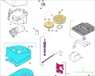 Nice CA0324A00 Καλωδίωση μετασχηματιστή