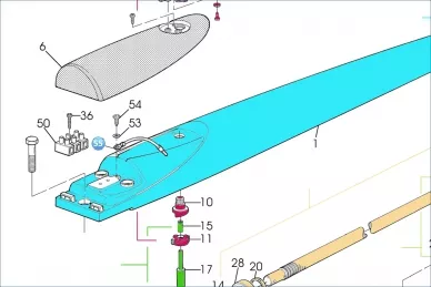 Nice CA1169.5320 Cable de tierra