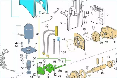 Nice CGU8A.5310 Tub termocontractabil negru