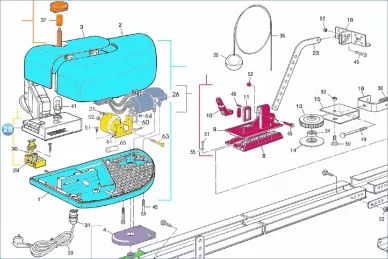 Nice GD10K A működtető egység vezérlőegysége