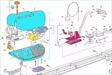 Nice MO-K.2640 Кнопочная пружина
