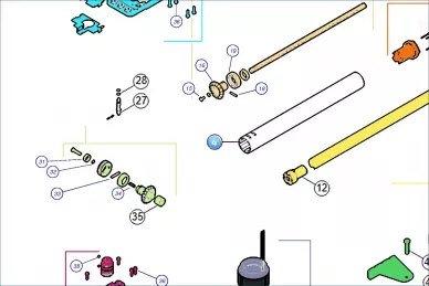 Nice PD0793B3000 Csőtest