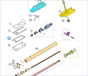 Nice PD0946A0000 Alt kapak contası