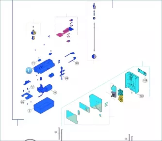 Nice PD1032A0002 Κάτω καπάκι