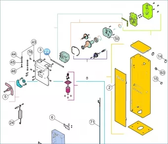 Nice PD1386A0000 Вал сцепления