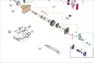 Nice PD1654A3000 Cuerpo del actuador