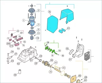 Nice PECR2002 Ротор двигателя