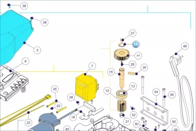 Nice PMCSE12A.4630 Пружинное кольцо вала