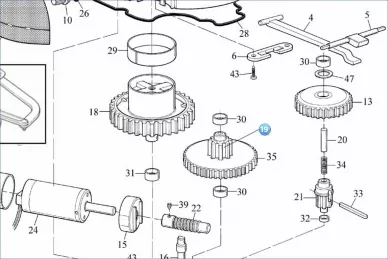 Nice PMD0391A.4610 Промежуточный вал