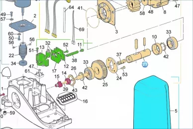 Nice PMD0623.4610 Вал