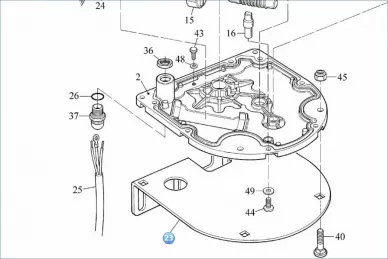 Nice PMD0834.4610 Actuator bodemplaat