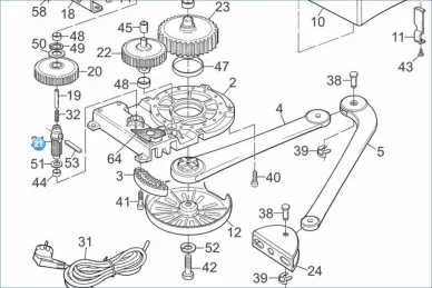 Nice PMD0979.4610 Червячный вал