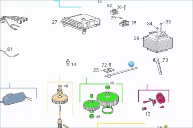 Nice PMD1024.4610 Вал сцепления с кулачком