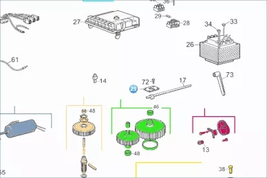 Nice PMD1073R02.4610 Πλάκα συγκράτησης άξονα συμπλέκτη