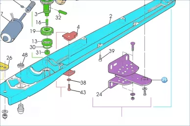 Nice PMD1155R01.4610 دعامة زنبركية