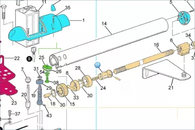 Nice PMD1452.4610 Втулка - резьбовая крышка poc