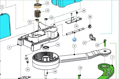 Nice PMD1475R02.4610 Вал