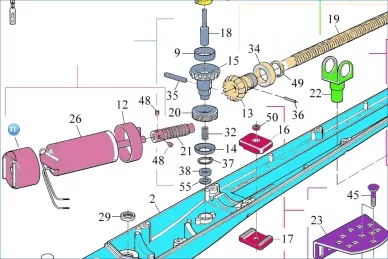 Nice PPD0405.4540 Motor kefe védőburkolat