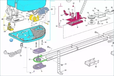 Nice PPD0536R01.4540 Βάση ενεργοποιητή