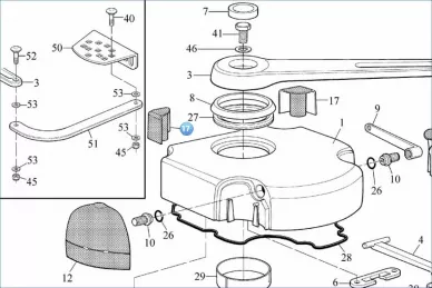 Nice PPD0840.4540 Tapa para tornillos de fijación