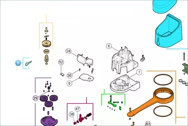 Nice PR71CHS طقم تروس ناقل حركة الأقمار الصناعية