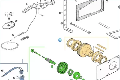 Nice PRSU01D Assemblage van de as