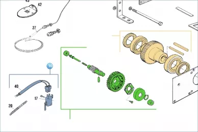 Nice PRSU05 Mikrokapcsoló szerelvény