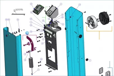 Nice PRXB02 Reparación de la caja de cambios