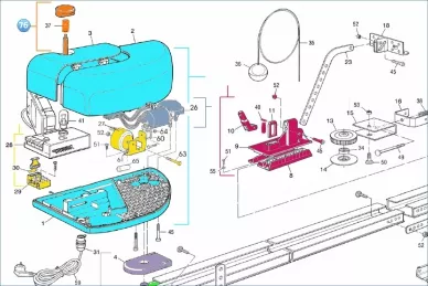 Nice RMHGD1001 Кнопка управления в сборе