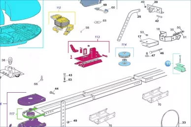 Nice RMHGD1004 Механический ограничитель перемещения