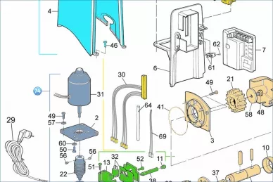 Nice SPAMG00400 Μονάδα επισκευής σκουληκοειδούς κιβωτίου ταχυτήτων