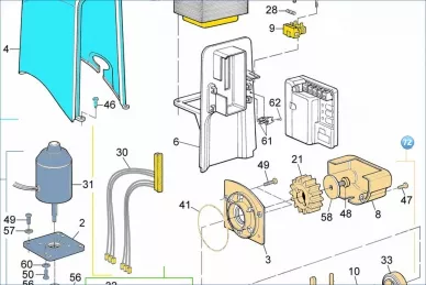 Nice SPAMG00500 Montage hoofdas