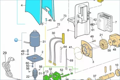 Nice SPAMG01300 Motor onarım kiti
