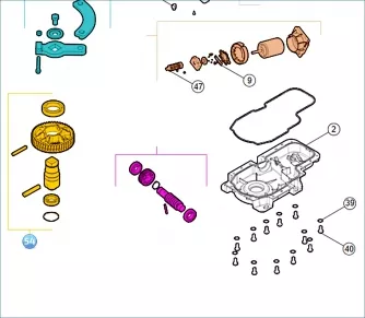 Nice SPAMG02400 Συναρμολόγηση κύριου άξονα