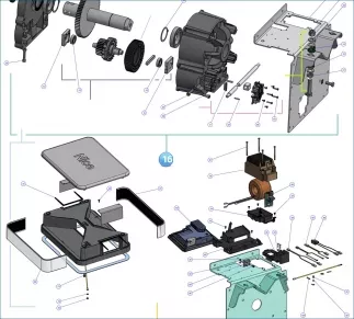 Nice SPAMG090A00 Κινητήρας ταχυτήτων