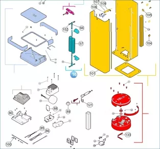 Nice SPAMG093A00 Dengeleme yayı tertibatı