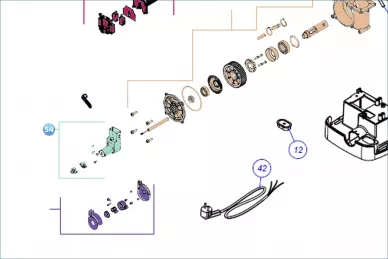 Nice SPAMG281A00B Редуктор - сцепление