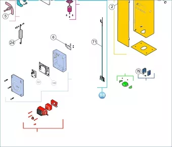Nice SPLSM01700A Vipparm montering