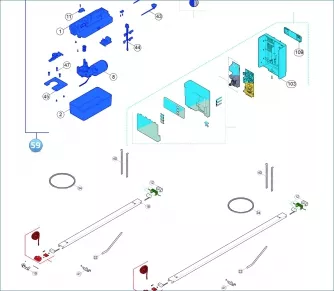 Nice SPSPY00011 Bogie montage