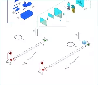 Nice SPSPYRAIL2 Βραχίονας σύζευξης κινητήρα