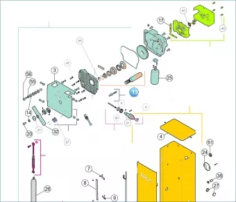 Nice SPWIDE0002 Главный вал с подшипниками