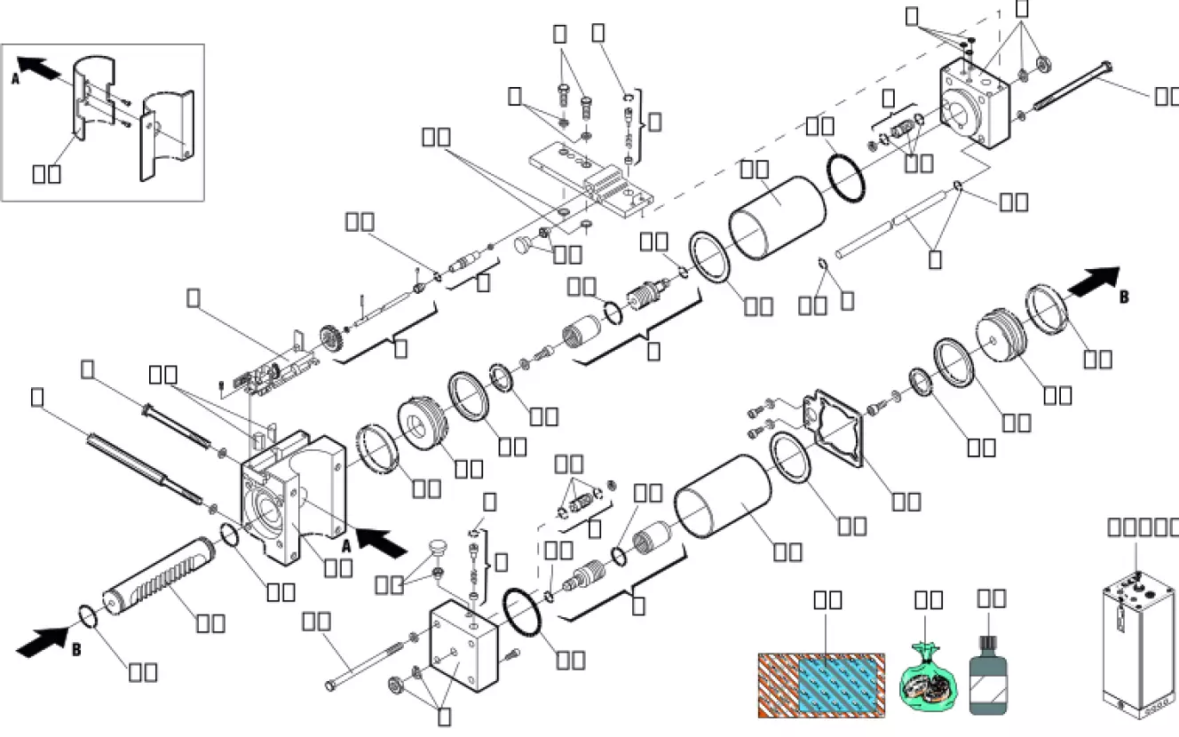 Piese de schimb, schema de conducere FAAC Faac 760 CBAC CR Reîncărcat