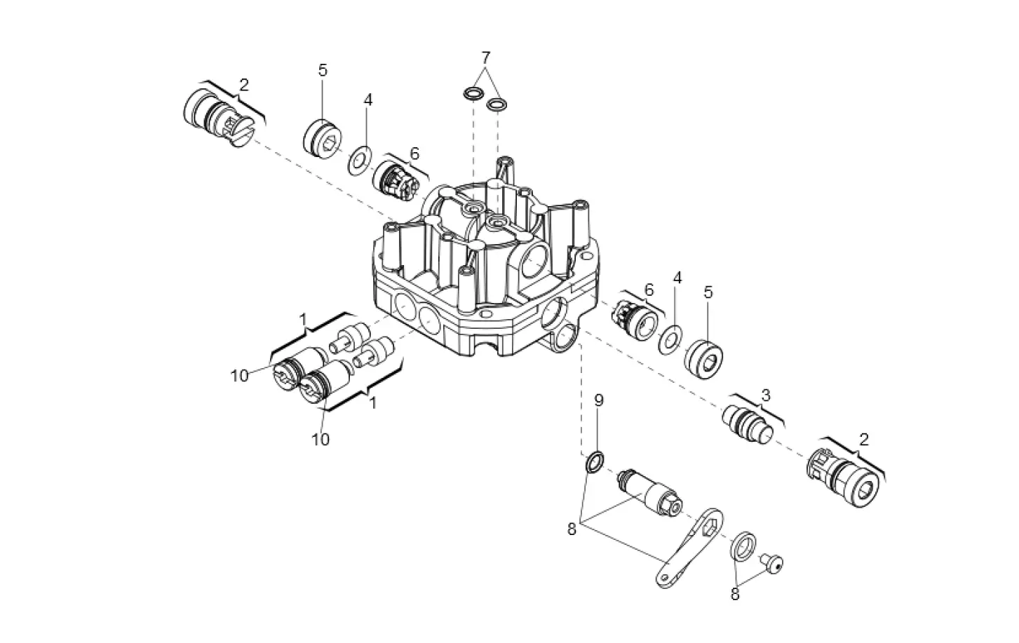 Piese de schimb, schema de conducere FAAC Faac S800 SBW Guler
