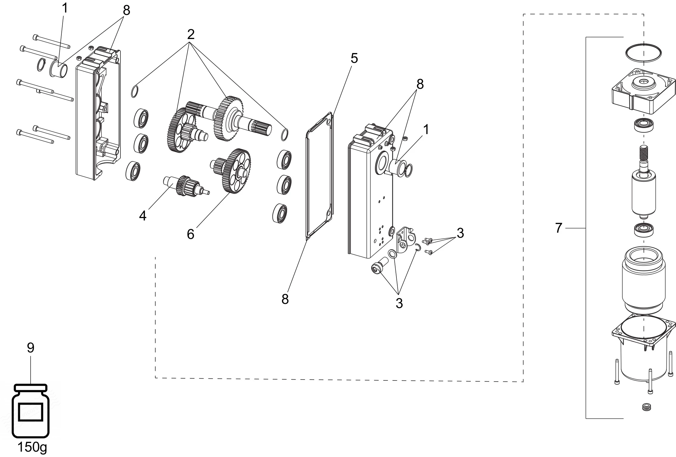 Piezas de repuesto, esquema de conducción Genius Genius Euro Breeze Slow 2