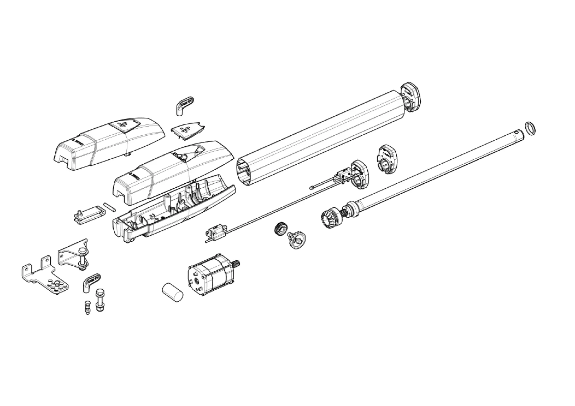 Service onderdelen, schema om te rijden CAME Came Ats ATS50AGS