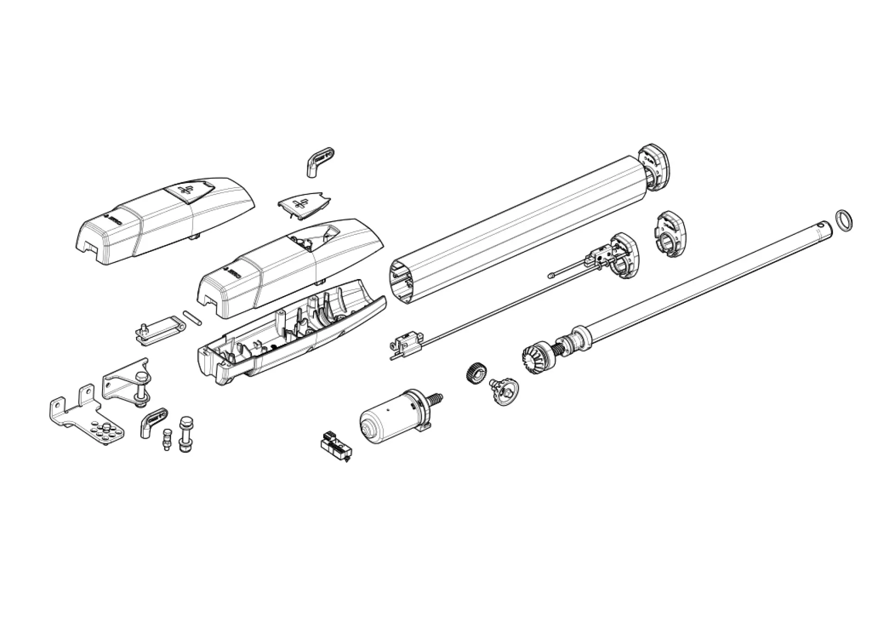 Service onderdelen, schema om te rijden CAME Came Ats ATS50DGS