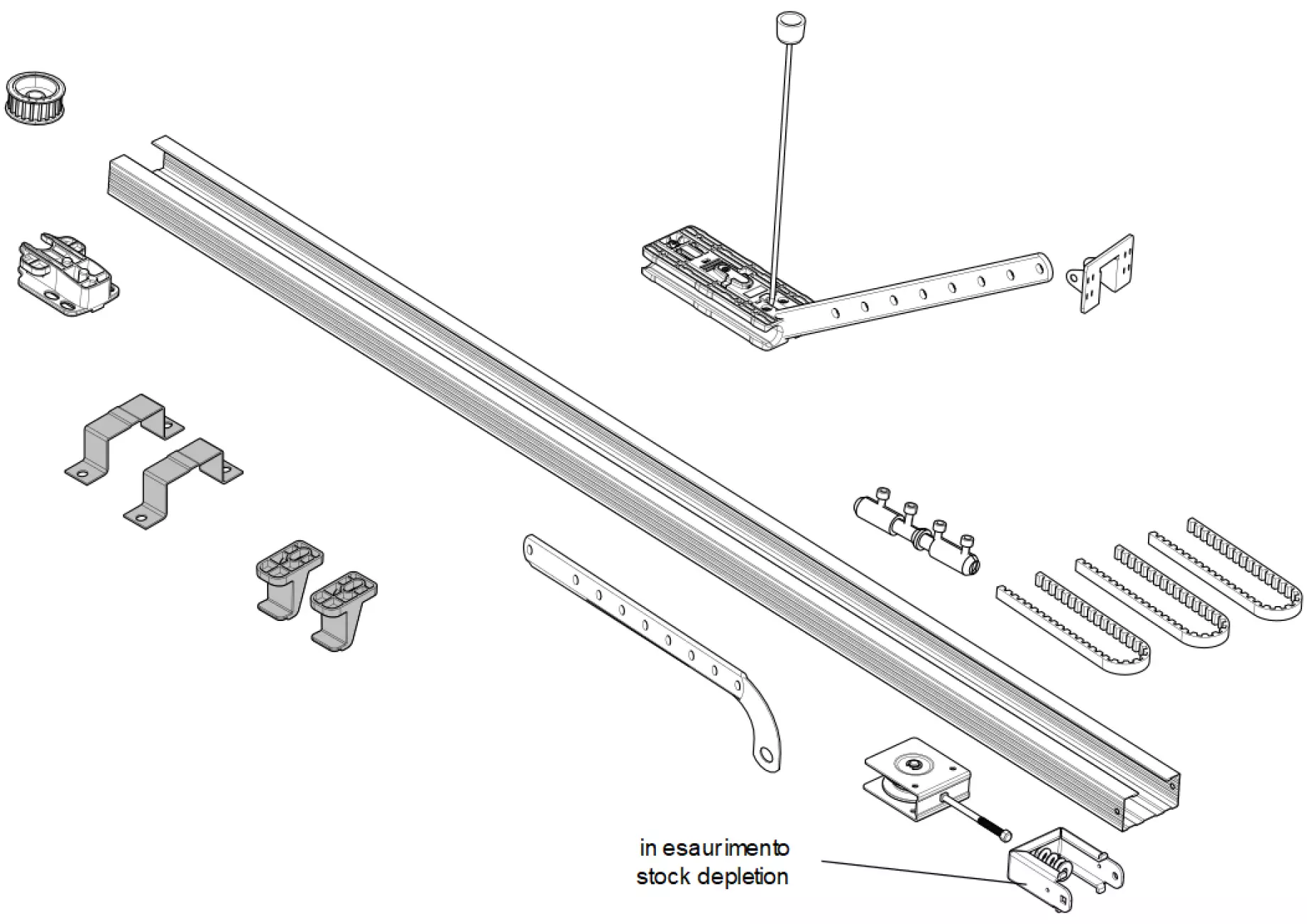 Service onderdelen, schema om te rijden CAME Came Ver V06005 V06006 V06007