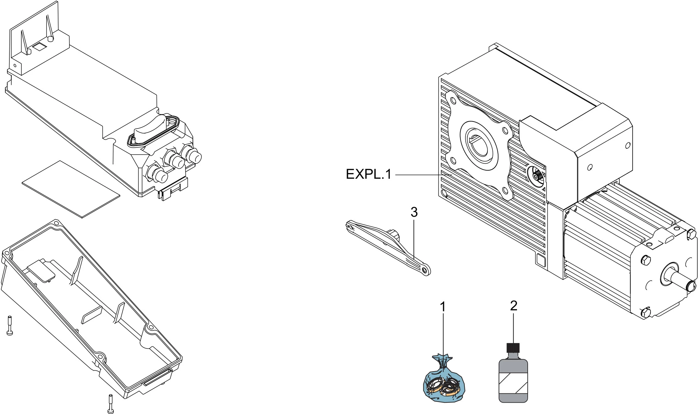Service onderdelen, schema om te rijden Genius Genius Mercury V 3PH