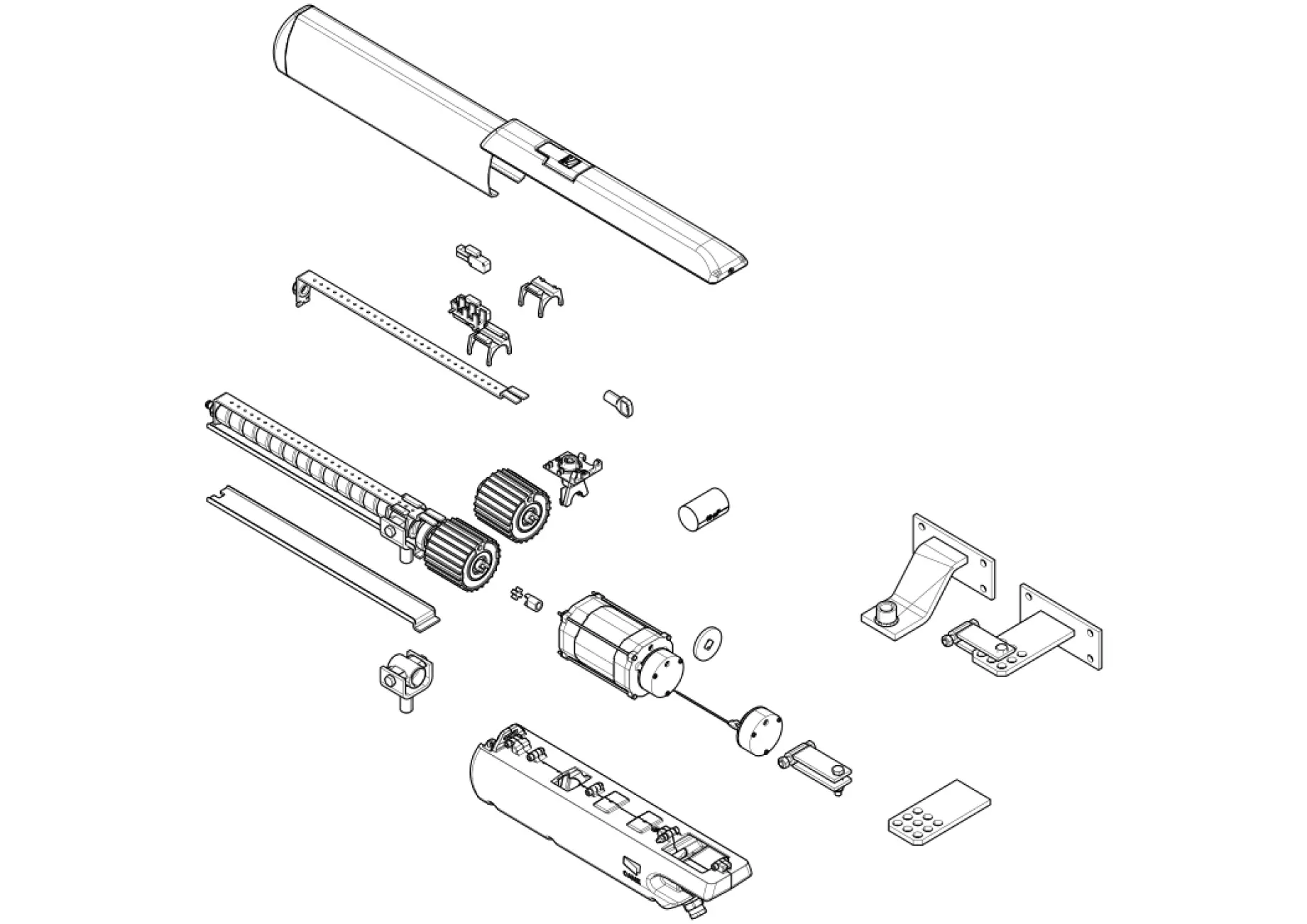 Serviceteile, Schema zum Fahren CAME Came Ati A3006